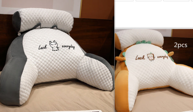 Rynx | Soft fluffy triangular reading pillow