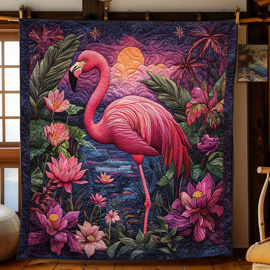 Rynx | Jungle Flamingo Bedspread