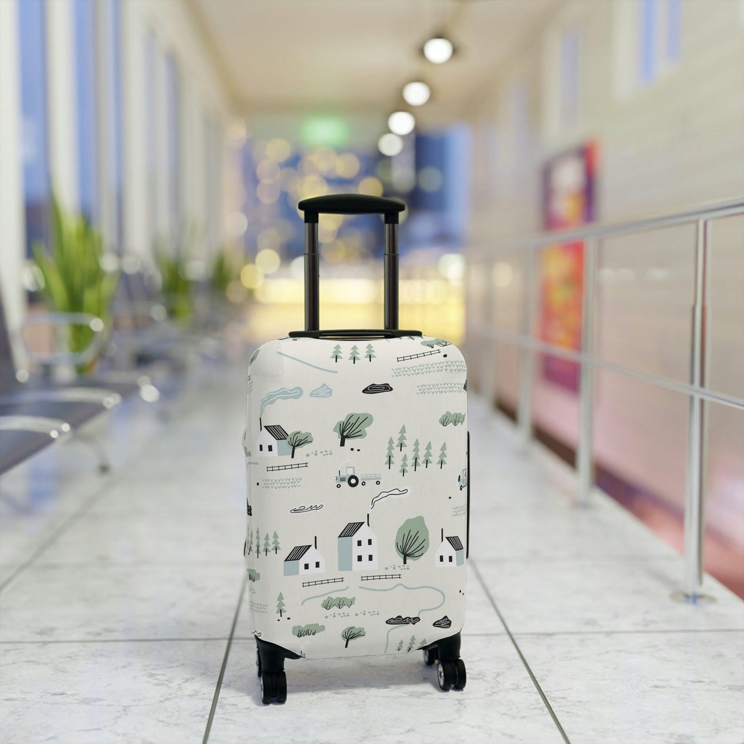 Rynx | Stylish Luggage Tag Set: Trendy Cover & Customization Kit