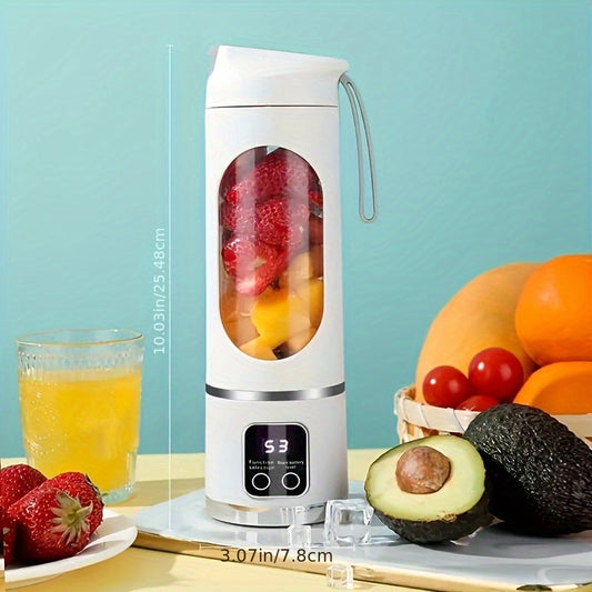 Rynx | Portable USB-Rechargeable Blender & Juicer – Easy to Clean, Perfect for Fruit & Vegetable Drinks, Milkshakes, 10.14oz to 16.91oz Capacity
