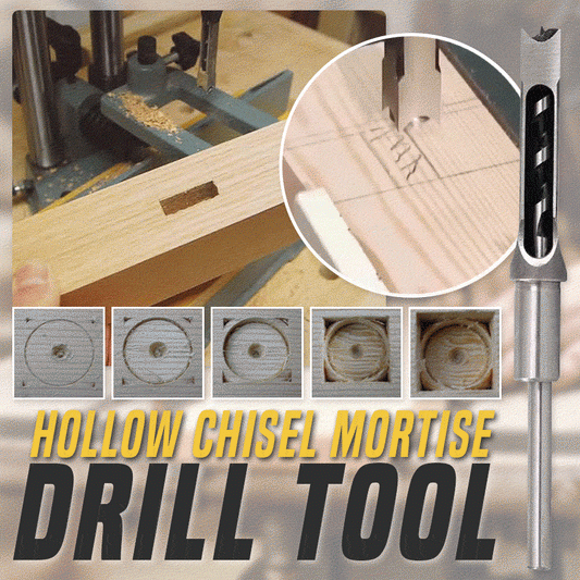 Rynx | Hollow chisel bit – Precise square hole wood tool