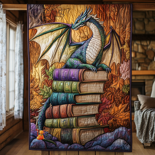 Rynx | Dragons and Book Quilt