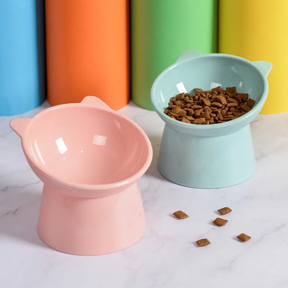 Rynx | Elevated cat and dog bowl with 45-degree incline