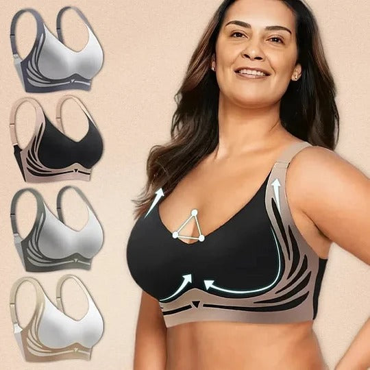 RYNX | Curvafit Super Collection Bra | Wireless Push-Up Bra | No More Sagging Breasts