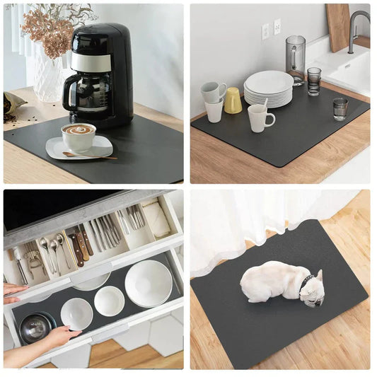 Rynx | Super Absorbent Kitchen Mat - Large - Quick-Drying - Ideal For Drainage