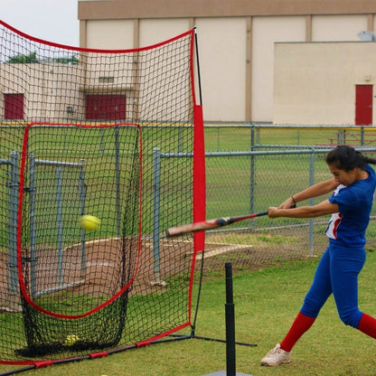 Rynx | 7x7ft Training Net with Arc Frame Carry Bag for Solo Team Training