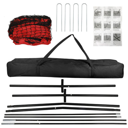 Rynx | 7x7ft Training Net with Arc Frame Carry Bag for Solo Team Training
