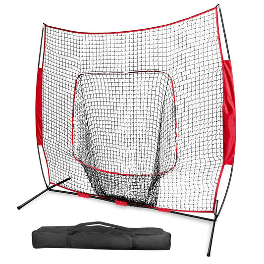 Rynx | 7x7ft Training Net with Arc Frame Carry Bag for Solo Team Training