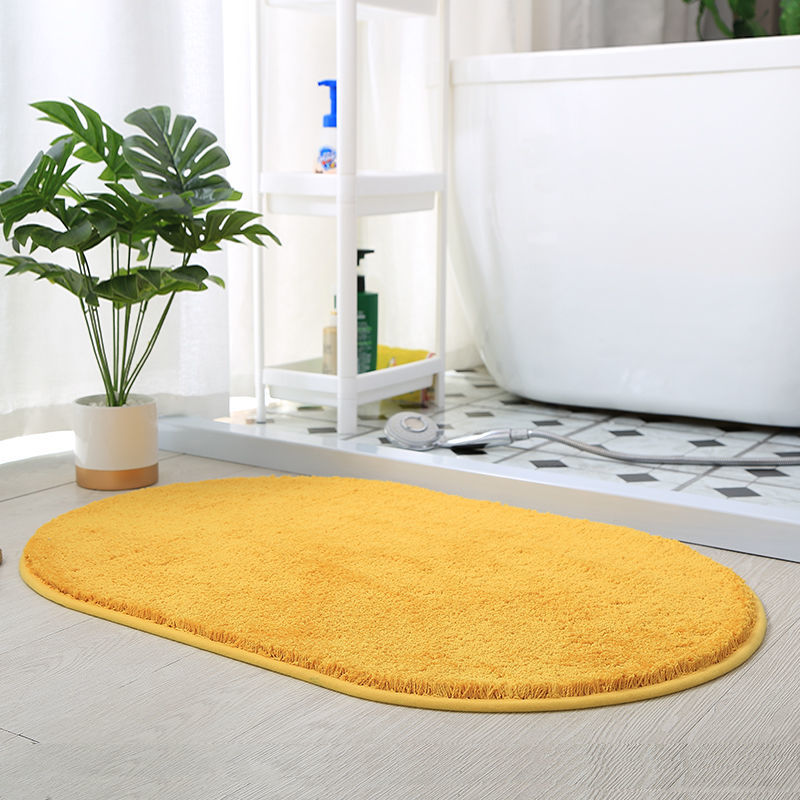 Rynx | Semi-circle Fest purple Tufted Bath Mat, Multiple Sizes Soft Plush Water-absorbent, Non-slip Toilet Mat, Soft Thick Bathroom Rug, Pure Bathroom Mats, Simple Best Bath Rugs, Hot Shower Mat Non-slip, Toilet Rug