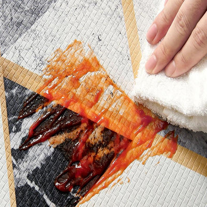 Rynx | Colorful Stones PVC Leather Kitchen Mat