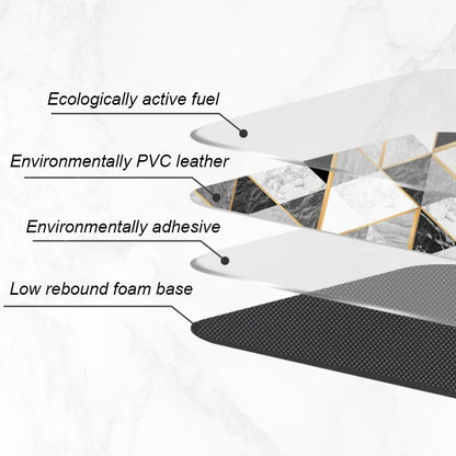 Rynx | Cute Animal Home Gray Floor PVC Leather Kitchen Mat