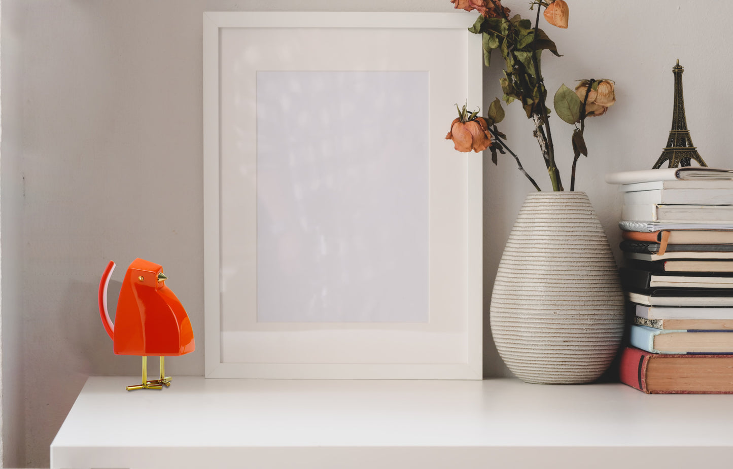 Rynx | Bird Sculpture // Small Orange