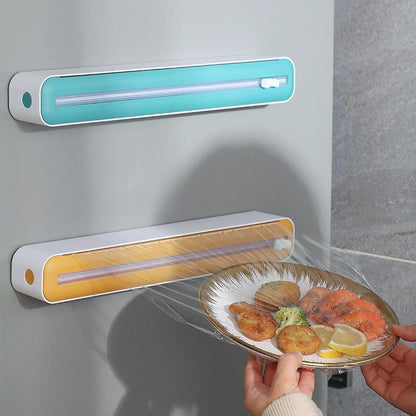 Rynx | Magnetic Kitchen Wrap Dispenser with Cutting Mechanism | Multi-purpose Organizer for Foil, Film & Paper