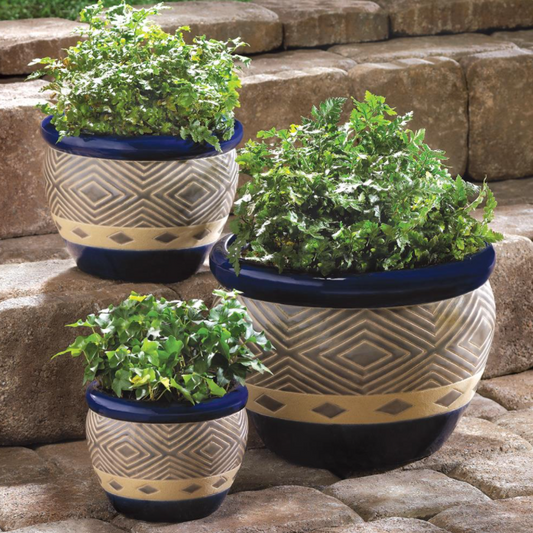 Rynx | Cobalt Planter Trio