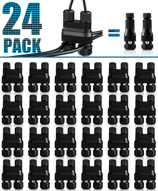 Rynx | Sunvie Fastlock2 Low Voltage Wire Connection Landscape Lighting Connectors 12-18 Gauge Waterproof Wire Connectors Outdoor Low Vol
