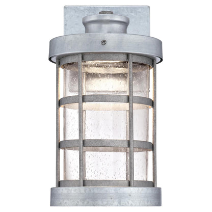 Rynx | Westinghouse Led Outdoor Wall Lamp, One-Light, Galvanized Steel With Clear Seeded Glass