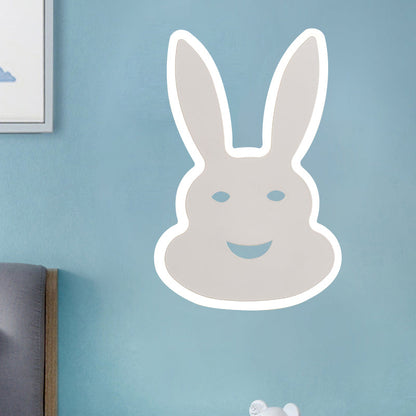 Rynx | Macaroon Rabbit/Fish Wall Lamp Iron Children's Room LED Wall Light Lighting Fixture in White/Pink/Blue