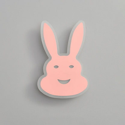 Rynx | Macaroon Rabbit/Fish Wall Lamp Iron Children's Room LED Wall Light Lighting Fixture in White/Pink/Blue