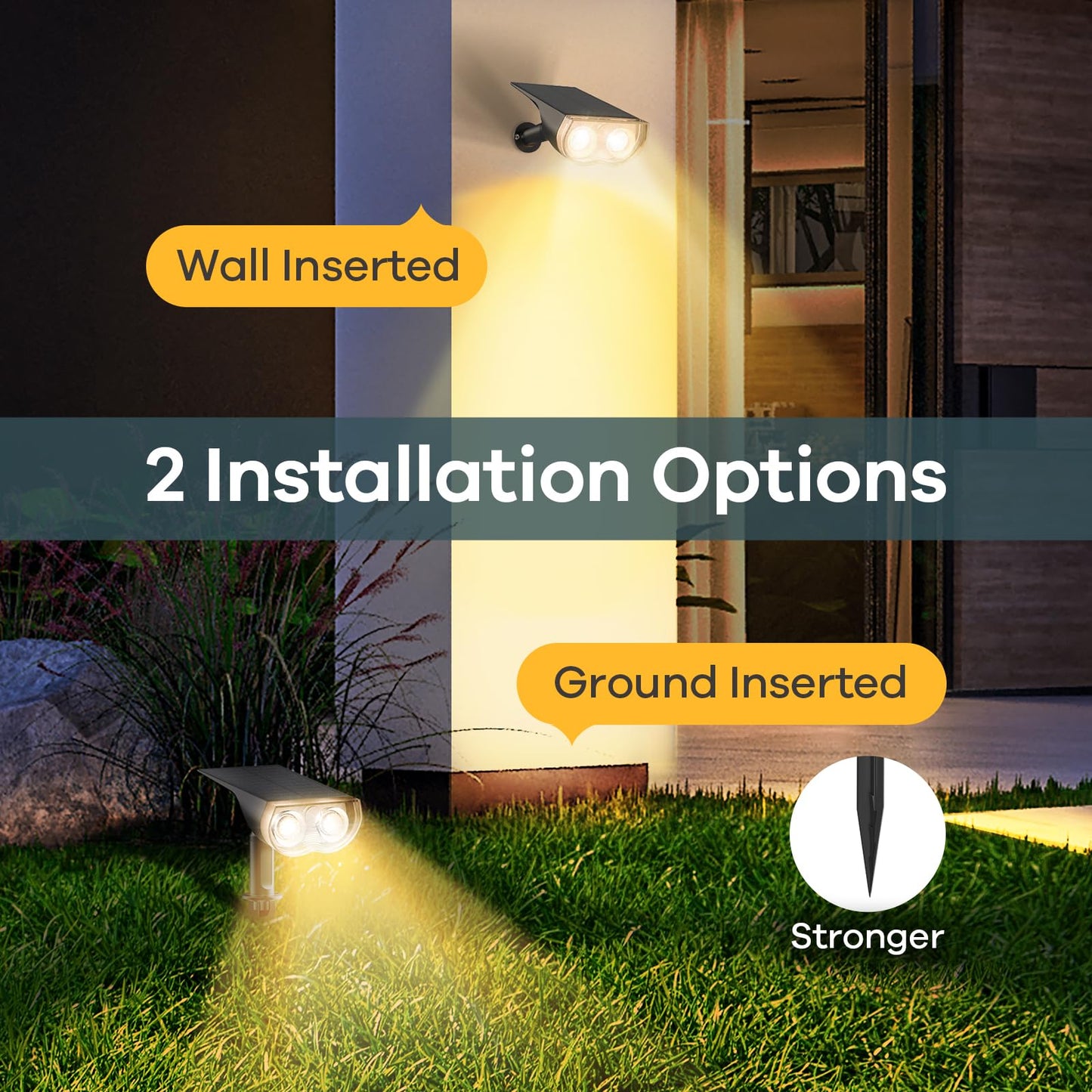Rynx | Linkind Starray Solar Spotlights 3000K Warm White, Waterproof, 16 LEDs, 4 Pack for Outdoor Use