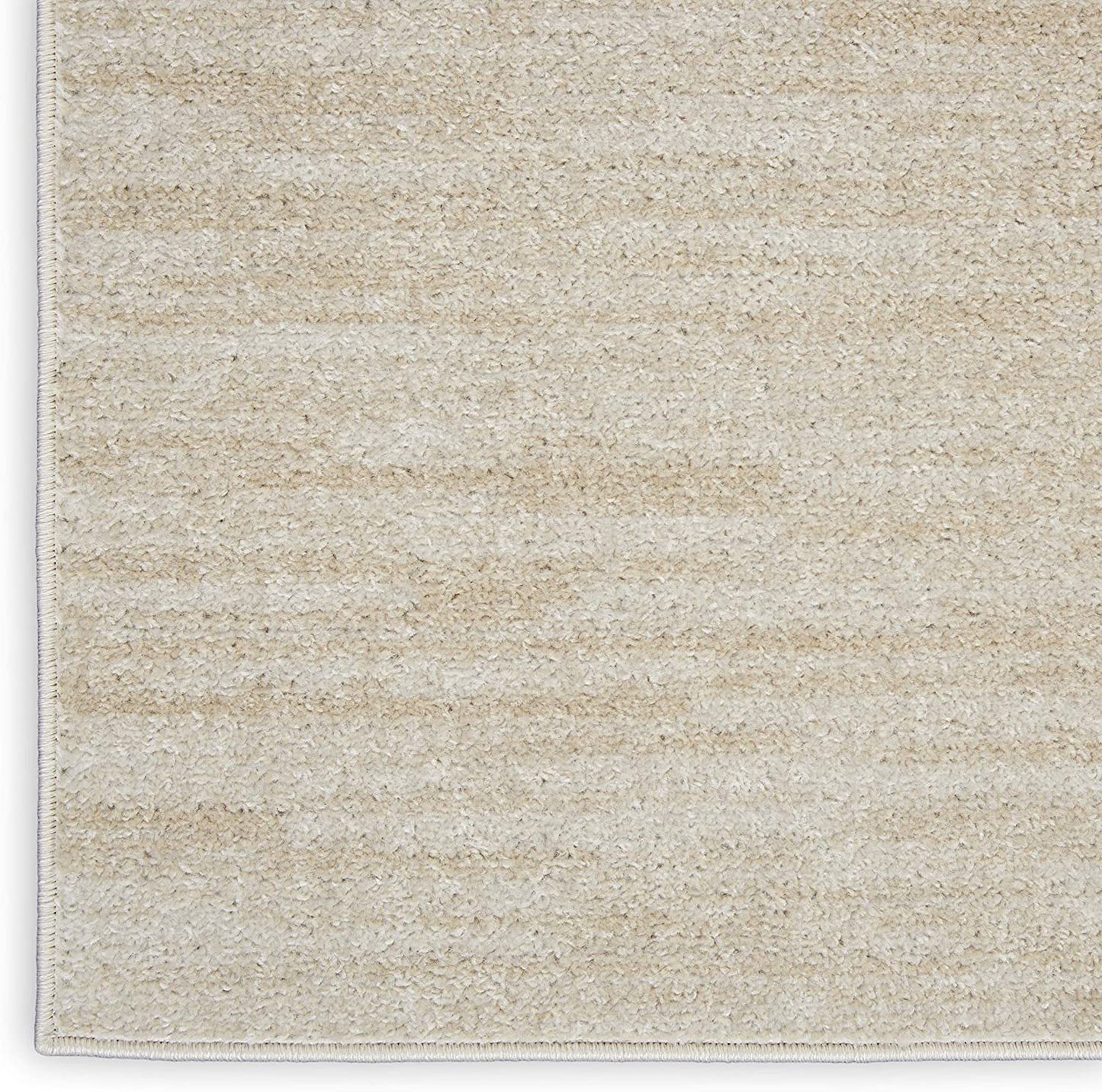 Rynx | Nourison Essentials Solid Contemporary Silver Grey 2'X6' Runner Carpet, 2' X 6'
