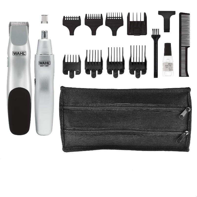 Rynx | Wahl Battery Operated Beard And Mustache Grooming Kit With Free Nose Hair Trimmer
