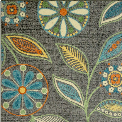 Rynx | Maples Rugs Reggie Floral Area Rugs for Living Room & Bedroom [Made in USA], 3'4 x 5, Merlot