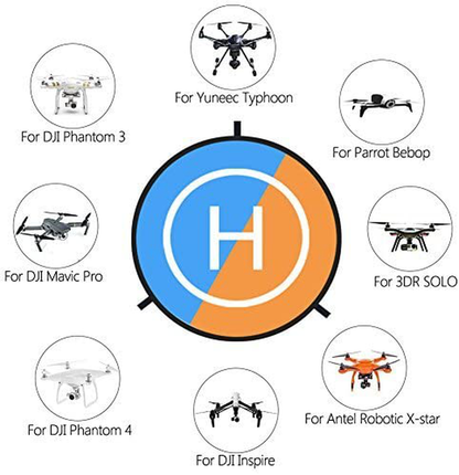 Rynx | KINBON Drone Landing Pads, Waterproof 30'' Universal Landing Pad Quick Board Double-Sided Quadcopter Landing Pads for RC Drones Helicopter DJI Spark Mavic Pro Phantom 2/3/4 Pro Inspire 2/1 3DR Solo