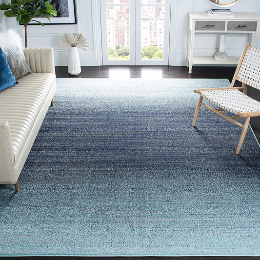 Rynx | Safavieh Adirondack Collection ADR142V Modern Ombre Area Rug, 4' x 6', Purple / Gray
