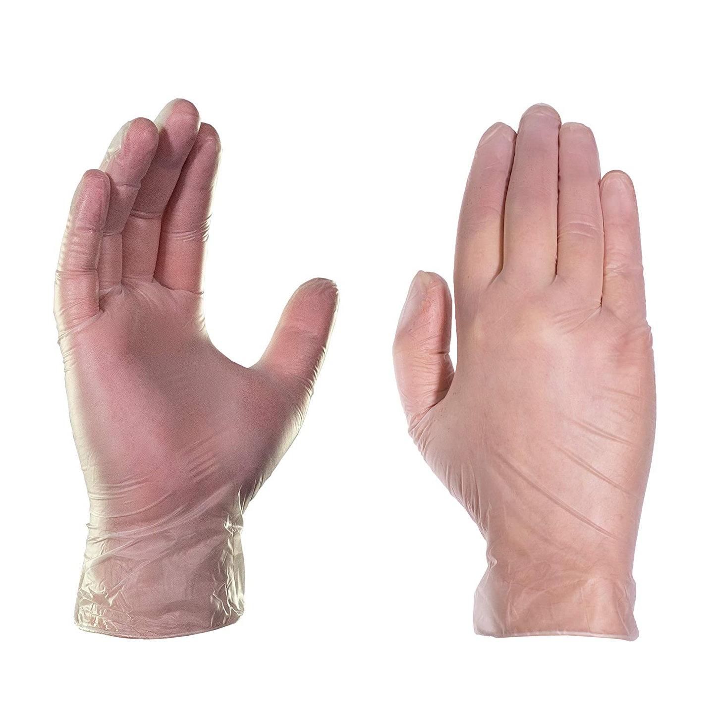 Rynx | GLOVEWORKS Clear Vinyl Industrial Gloves, Box of 100, 3 Mil, Size Small, Latex Free, Powder Free, Food Safe, Disposable, Non-Sterile, IVPF42100-BX