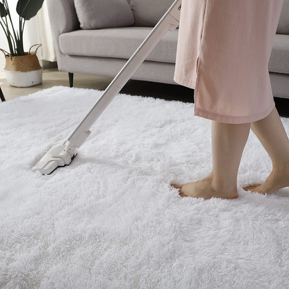 Rynx | GKLUCKIN Shag Ultra Soft Area Rug, Fluffy 4'x6' Purple Rugs Plush Non-Skid Indoor Fuzzy Faux Fur Rugs Furry Accent Rugs for Living Room Bedroom Kids Room Children's Room Decor