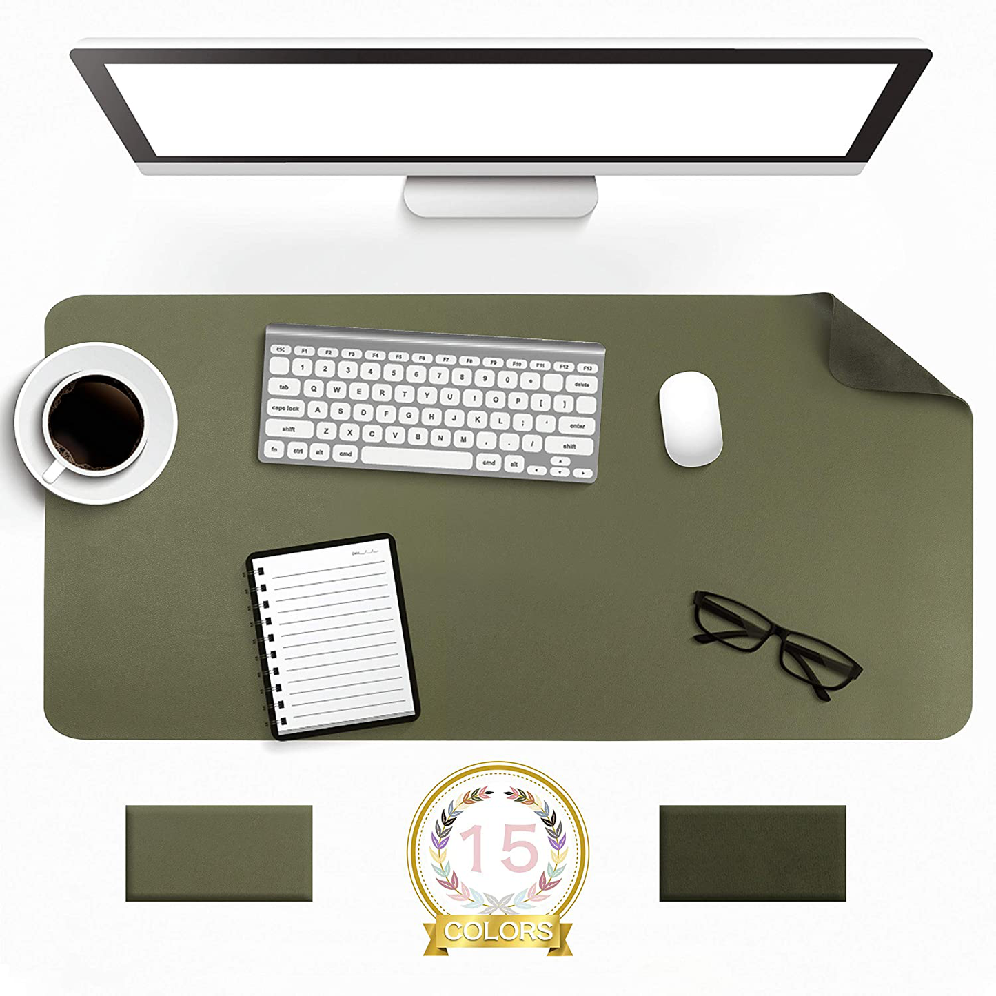 Rynx | Desk Pad Protector, Anti-Slip Thin Mouse Pad For Computers, Office Desk Accessories Laptop Waterproof Desk Protector For Office Decor And Home