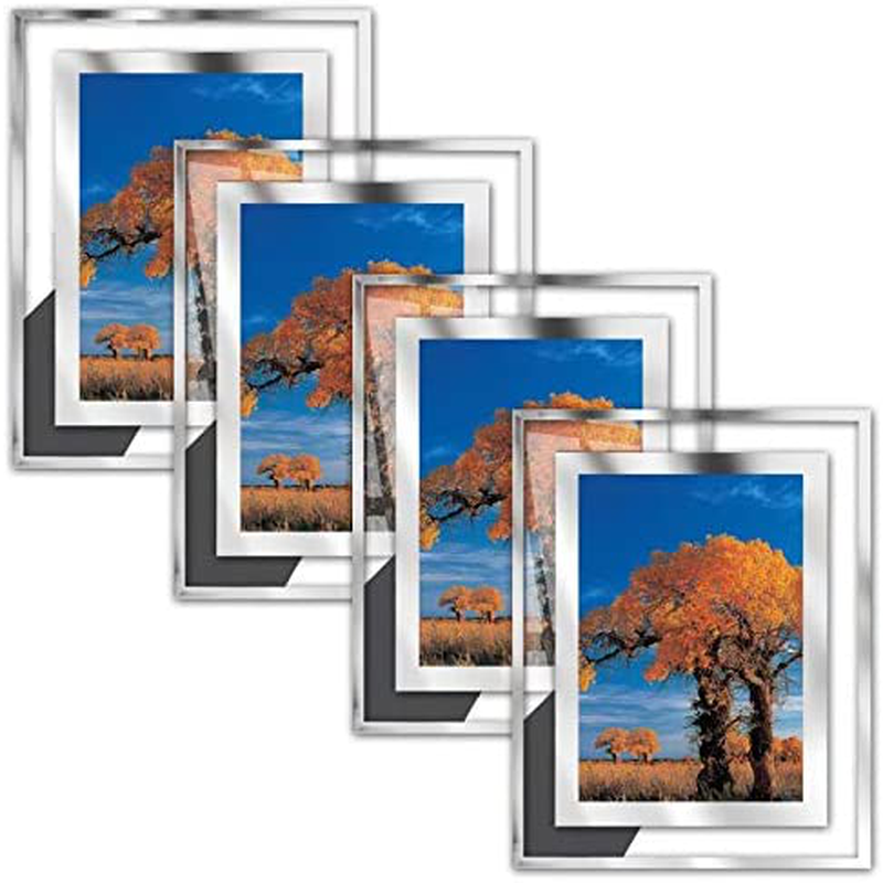 Rynx | 8.5 x 11 Certificate Document Frame Pack4 Diploma Glass Picture Frames for Tabletop