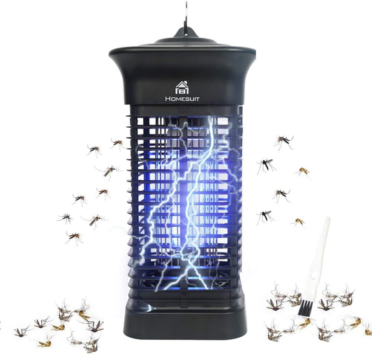 Rynx | Homesuit Bug Zapper 15W for Outdoor and Indoor, High Power 4000V Electric Mosquito Trap, Waterproof Insect Fly Catcher Outdoor, Electric Light Bulb Lamp for Home Backyard Terrace