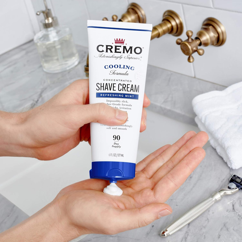 Rynx | Cremo Barber Grade Cooling Shave Cream, Astonishingly Superior Ultra-Slick Shaving Cream