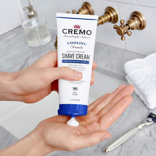 Rynx | Cremo Barber Grade Cooling Shave Cream, Astonishingly Superior Ultra-Slick Shaving Cream