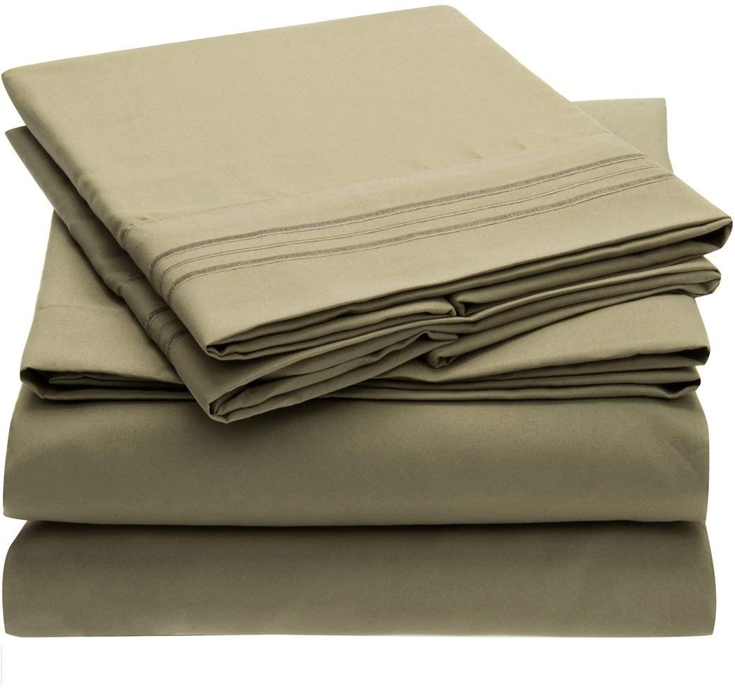 Rynx | Mellanni Bedding Set - Brushed Microfiber 1800 Bedding - Wrinkle-Free, Fade Resistant, Stain Resistant