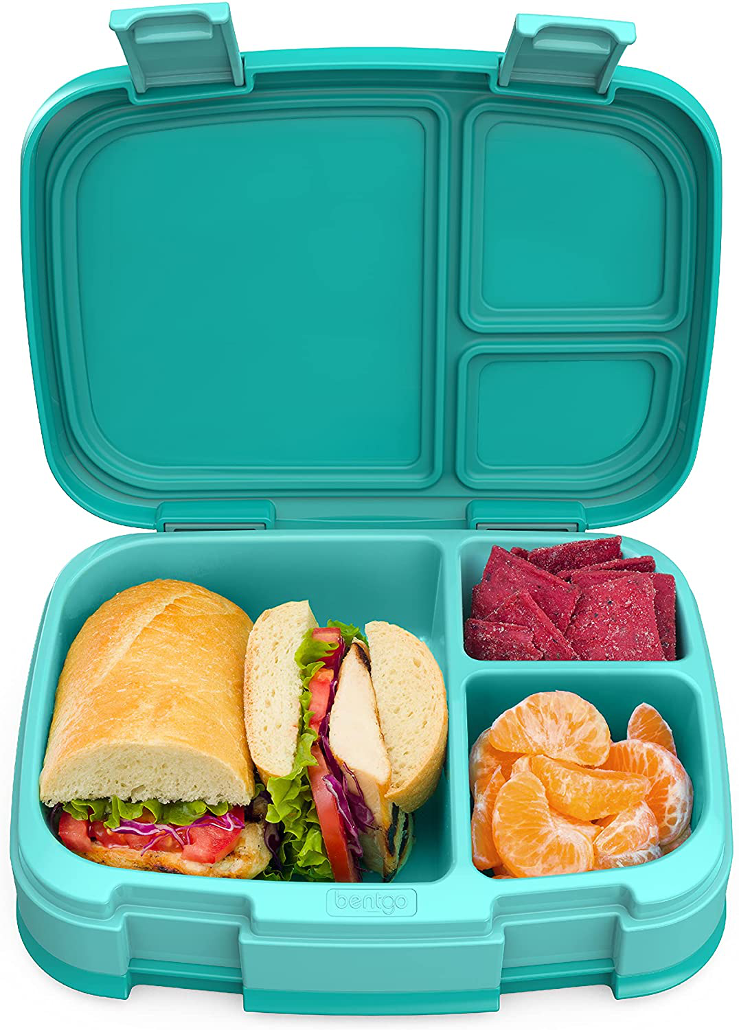 Rynx | Bentgo Fresh – Leak-proof, Versatile 4-compartment Bento-style Lunch Box With Removable Divider, Portion-controlled Meals For Teens And Adults On The Go – BPA-free, Food-safe Materials (Red)
