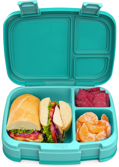 Rynx | Bentgo Fresh – Leak-proof, Versatile 4-compartment Bento-style Lunch Box With Removable Divider, Portion-controlled Meals For Teens And Adults On The Go – BPA-free, Food-safe Materials (Red)