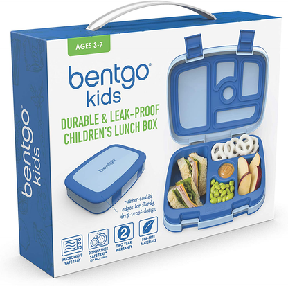 Rynx | Bentgo Kids Lunch Box - Leak-proof, 5-compartment Bento-style Lunch Box - Perfect Portion Sizes For 3 To 7 Years - BPA-free, Dishwasher Safe, Food-safe Materials (Green)
