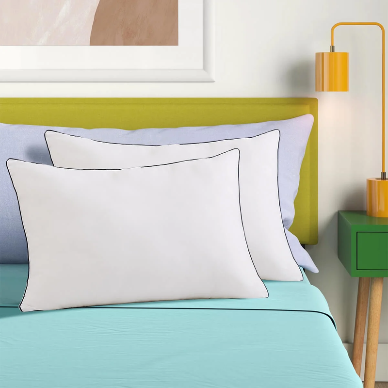 Rynx | Set of 2 Bed Pillows, Soft Fluffy Down Alternative
