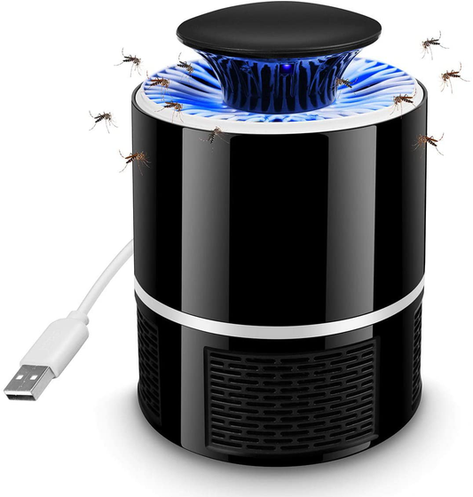 Rynx | AICase Electric Mosquito Killer, USB UV Lamp Insect Killer Without Noise Without Radiation Fly Trap with Trap Lamp for Indoor Home