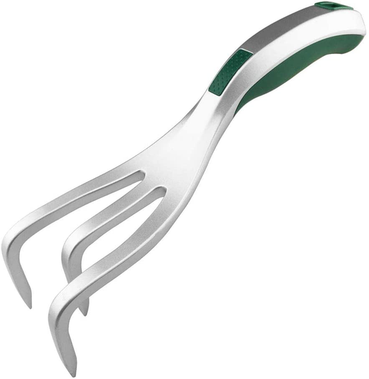 Rynx | CFCT Garden Hand Cultivator, My Hand Rake with Broad Sturdy Claw, Scratch Tool for Weeding, Aerating, Cultivating, Aluminum Light Weight, Bend Proof Ergonomic Design