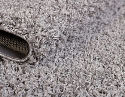 Rynx | Unique Loom Solo Solid Shag Collection Area Modern Plus Rug Lush & Soft, 2' 2" X 6' 5", Chocolate Brown