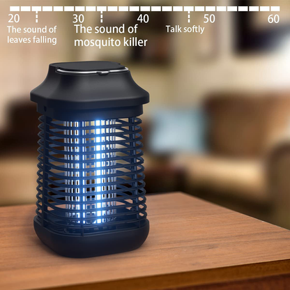 Rynx | Bug Zapper Outdoor/Indoor, 4200v High Performance Waterproof Electronic Mosquito Killer, 15w Uva Mosquito Lamp Bulb, Fly Traps Patio Insect Killer, Trap Killer For Home, Kitchen, Backyard, Camping