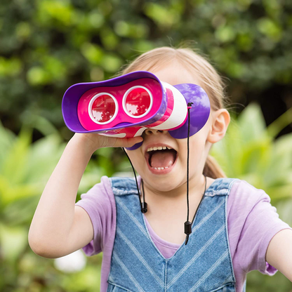 Rynx | Educational Insights GeoSafari Jr. Kidnoculars Pink: Easter Gift, Science Toys, Kids Binoculars, Perfect Outdoor Play for Preschool Science, Ages 3+