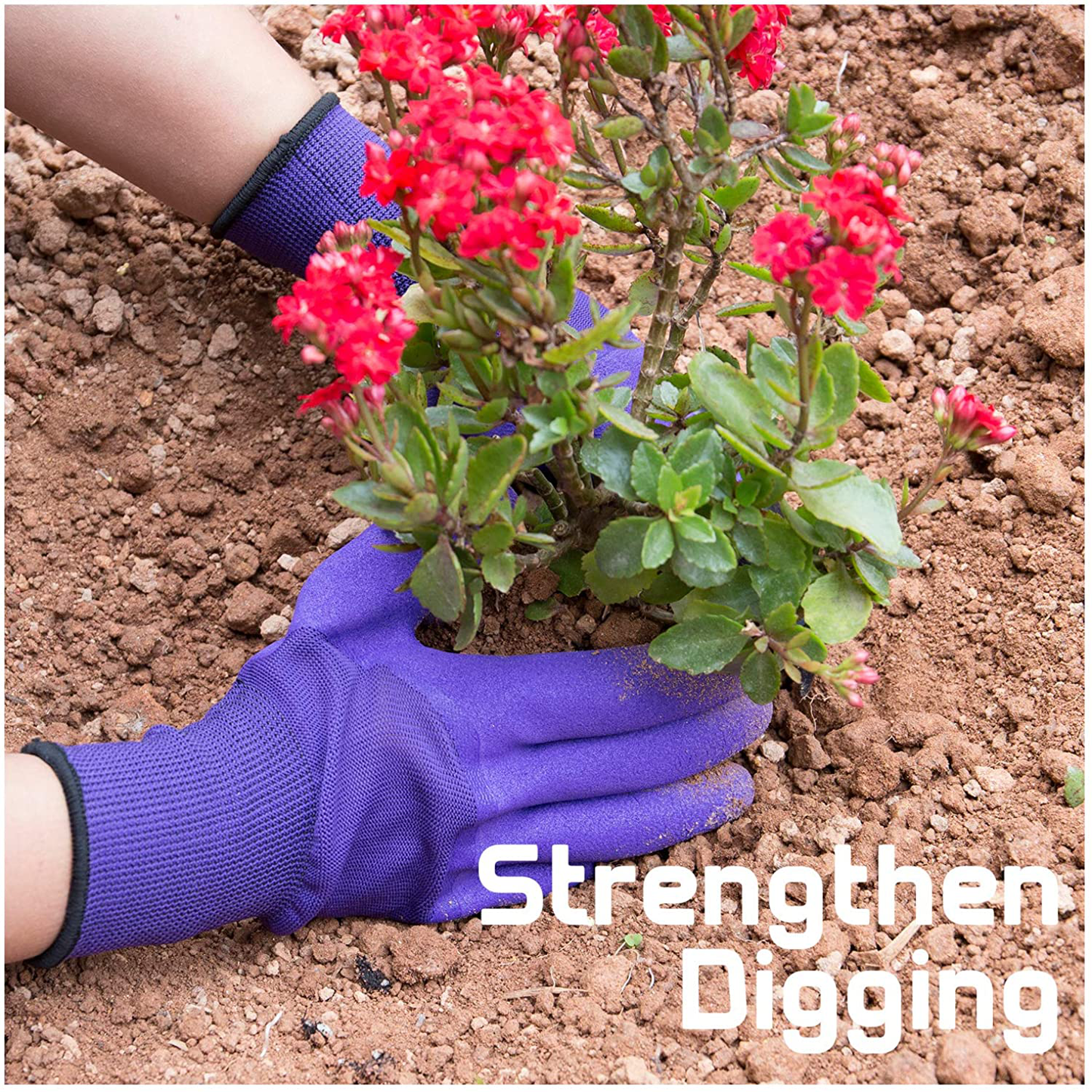Rynx | Garden Gloves with Claws for Women and Men outdoor Digging Planting Weeding Seed