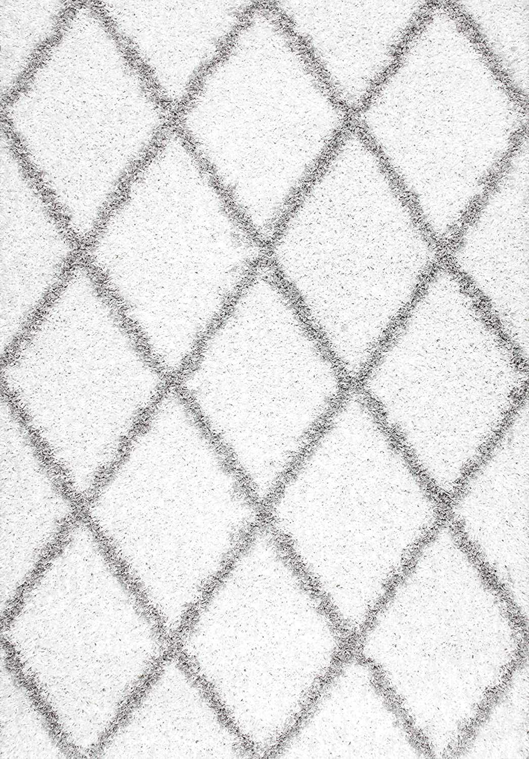 Rynx | nuLOOM Tess Cozy Soft & Plush Modern Accent Rug, 2' x 3', White