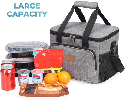 Rynx | Lifewit Folding Cooler Bag Insulated 24l (40-cans), Large Leakproof Soft Sided Portable Cooler Bag For Outdoor Travel Beach Picnic Camping Grilling Party, Gray