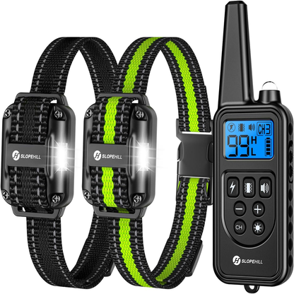 Rynx | Dog training collar with 7 training modes, 2600 feet remote control electronic dog shock collar