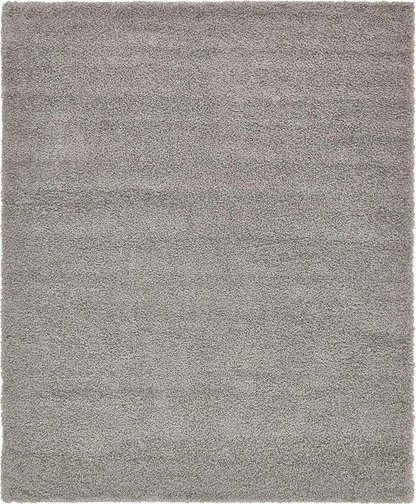Rynx | Unique Loom Solo Solid Shag Collection Area Modern Plus Rug Lush & Soft, 2' 2 X 3' 0, Eggplant Purple